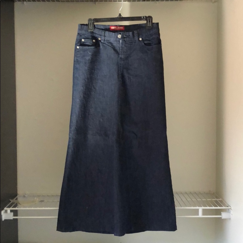 GUESS Full Length Jean Skirt